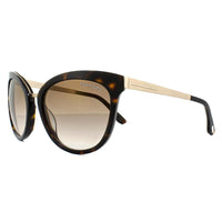 Tom Ford Sunglasses 0461 Emma 52G Dark Havana Gold Brown Gradient
