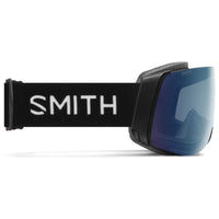 Smith Ski Goggles 4D Mag 0JX 4B Black ChromaPop Everyday Blue Mirror & CP Storm Blue Sensor Mirror