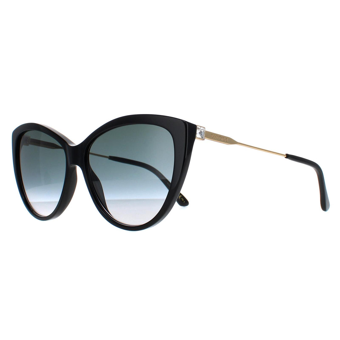 Jimmy Choo Sunglasses RYM/S 807 9O Black Dark Grey Gradient