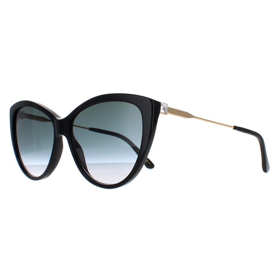 Jimmy Choo Sunglasses RYM/S 807 9O Black Dark Grey Gradient