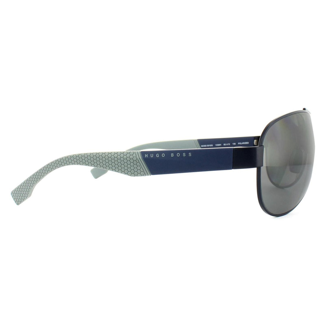 Hugo Boss Sunglasses 0915 1XS 6H Blue Grey Silver Mirror Polarized