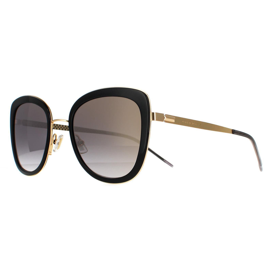 Hugo Boss Sunglasses BOSS 1209/S RHL FQ Gold Black Grey Gradient Gold Mirror