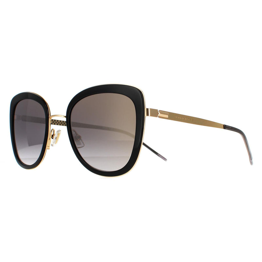Hugo Boss Sunglasses BOSS 1209/S RHL FQ Gold Black Grey Gradient Gold Mirror
