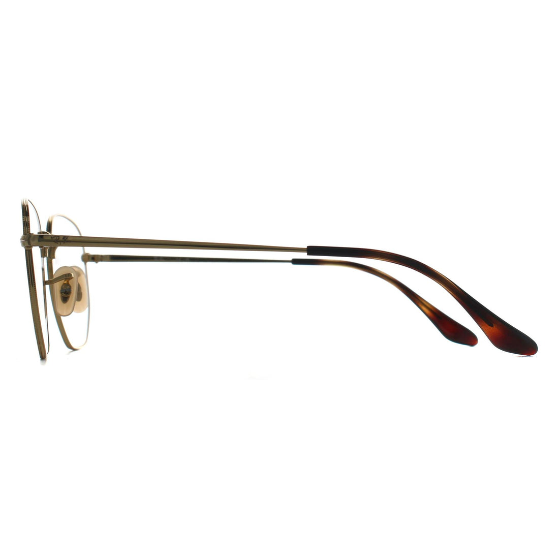 Ray-Ban Glasses Frames RX6448 Hexagonal 2500 Arista Gold Men Women