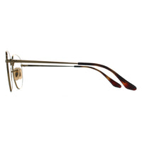 Ray-Ban Glasses Frames RX6448 Hexagonal 2500 Arista Gold Men Women