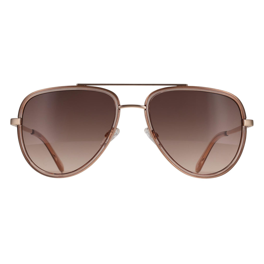 Quay Sunglasses All In Medium 45289 Doe Brown Gradient