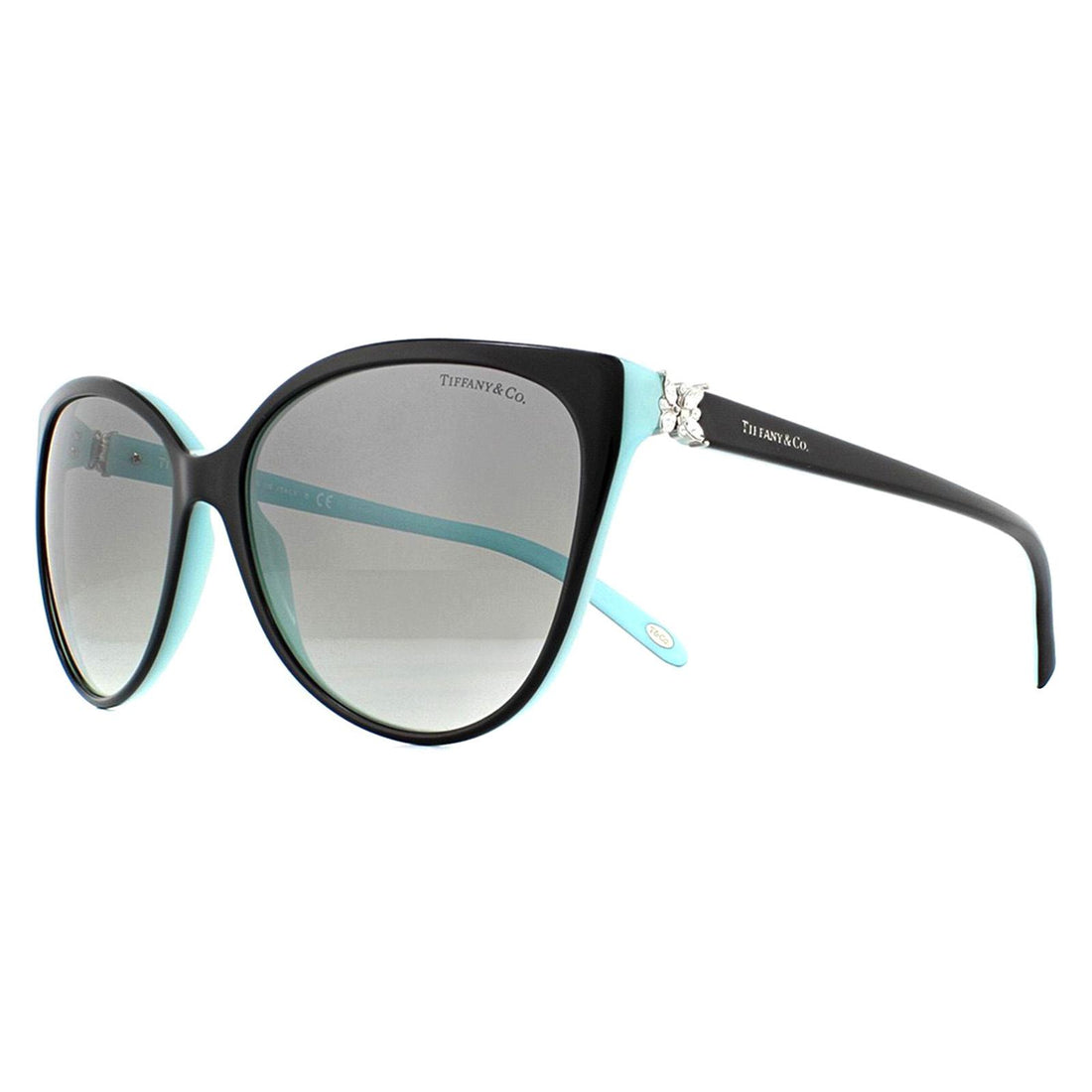 Tiffany Sunglasses TF 4089B 80553C Black Grey Gradient