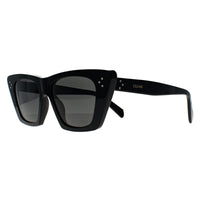 Celine Sunglasses CL40187I 3 Dots 01A Shiny Black Grey