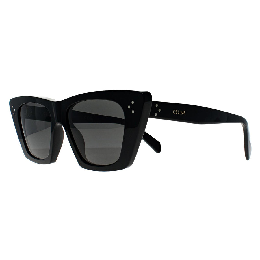 Celine Sunglasses CL40187I 3 Dots 01A Shiny Black Grey