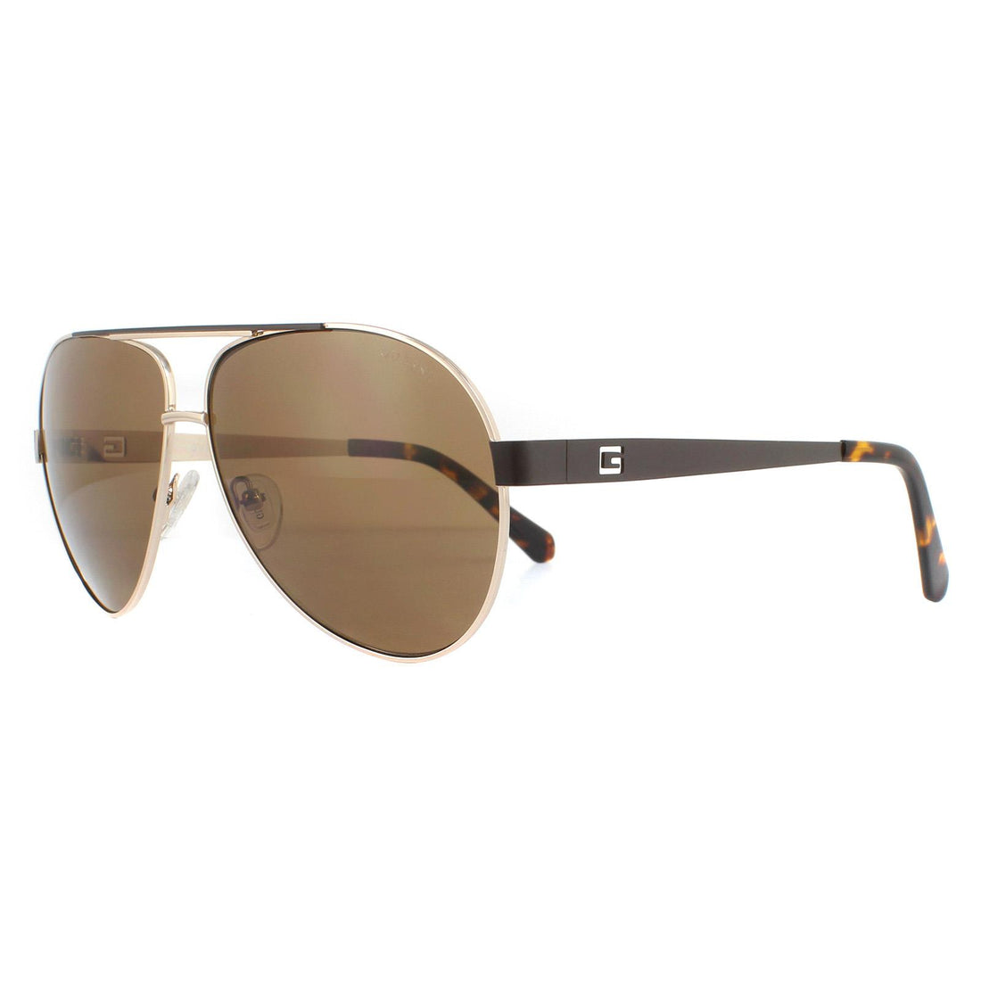 Guess Sunglasses GU6969 32H Gold Brown Polarized