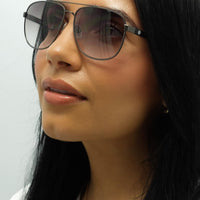 Smarty Sunglasses X1122 A Matte Gun Black Brown