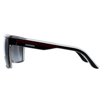 Carrera Sunglasses 22 OIT/9O Black Red Gold Dark Grey Gradient