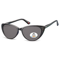 Montana Sunglasses MP43  Shiny Black Grey Polarized