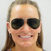 Ray-Ban Sunglasses Blaze Aviator RB3584N 001/19 Gold Light Blue Gradient 58mm