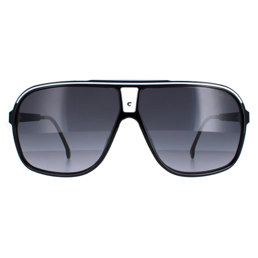 Carrera Grand Prix 3 Sunglasses Black and White / Grey Gradient