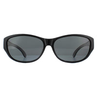 Polaroid Suncovers Fitover PLD P8407 Sunglasses Black Grey Polarized