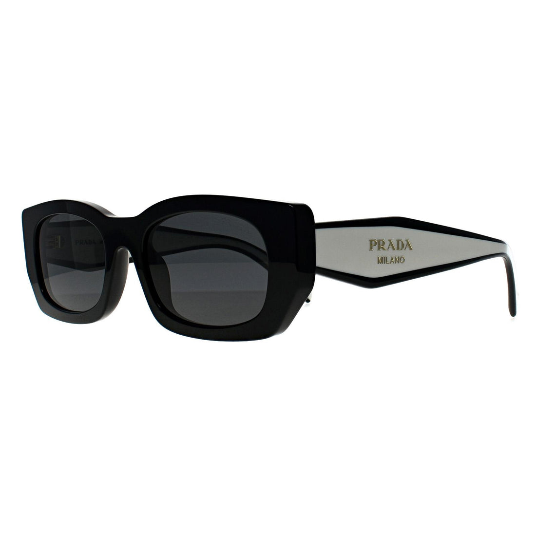 Prada Sunglasses PRB05S 09Q08Z Black Dark Grey