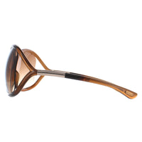 Tom Ford Sunglasses 0009 Whitney 692 Crystal Brown Brown Gradient