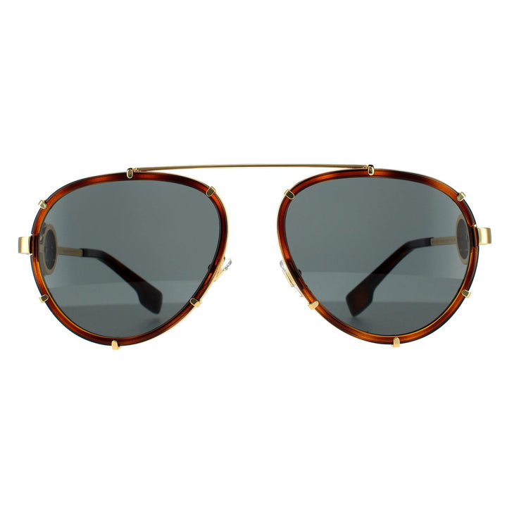 Versace Sunglasses VE2232 147087 Havana Dark Grey
