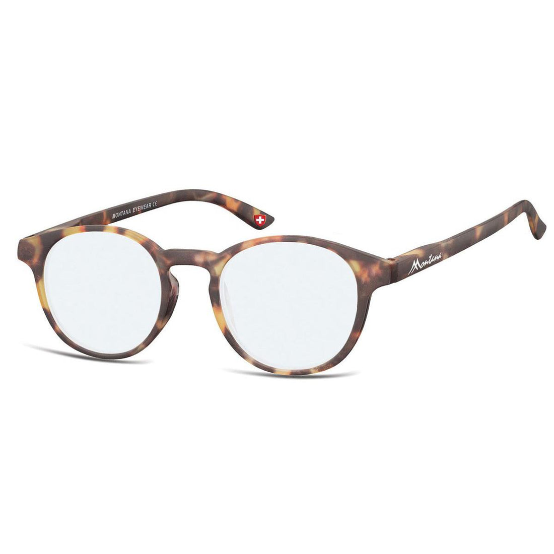 Montana Reading Glasses BLF52 F 0.00 Tortoise Men Women Blue Light Blocking