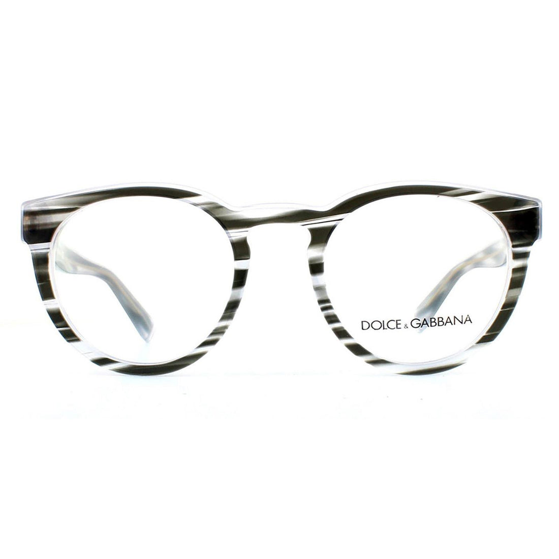 Dolce and Gabbana 3251 Glasses Frames Striped Black 49