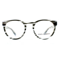 Dolce and Gabbana 3251 Glasses Frames Striped Black 49