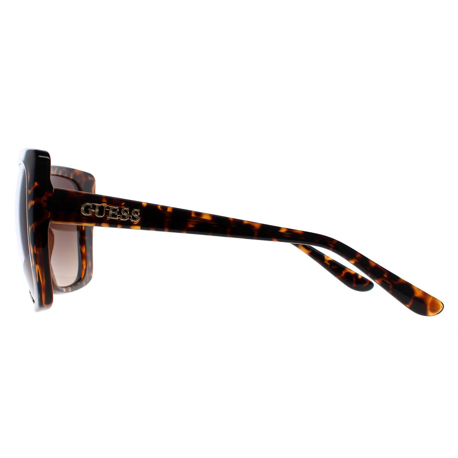 Guess Sunglasses GF6142 52F Black Brown Gradient