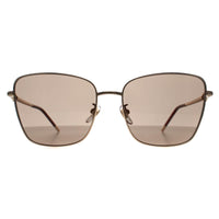 Furla Sunglasses SFU714 300 Shiny Rose Gold Brown