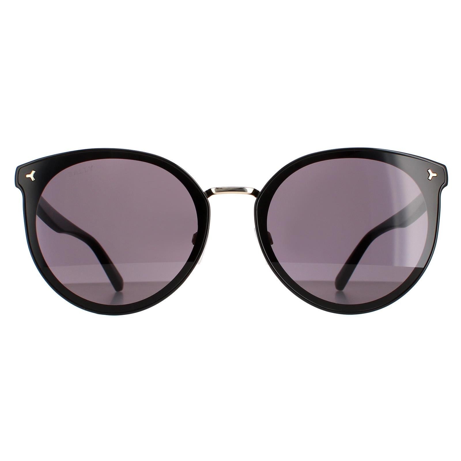 Bally Sunglasses BY0043-K 01A Black Blue