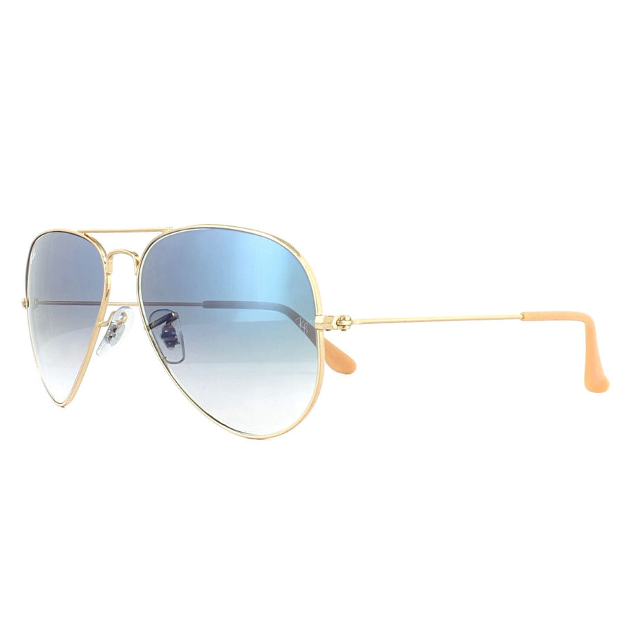 Ray-Ban Sunglasses Aviator 3025 001/3F Gold Blue 58mm