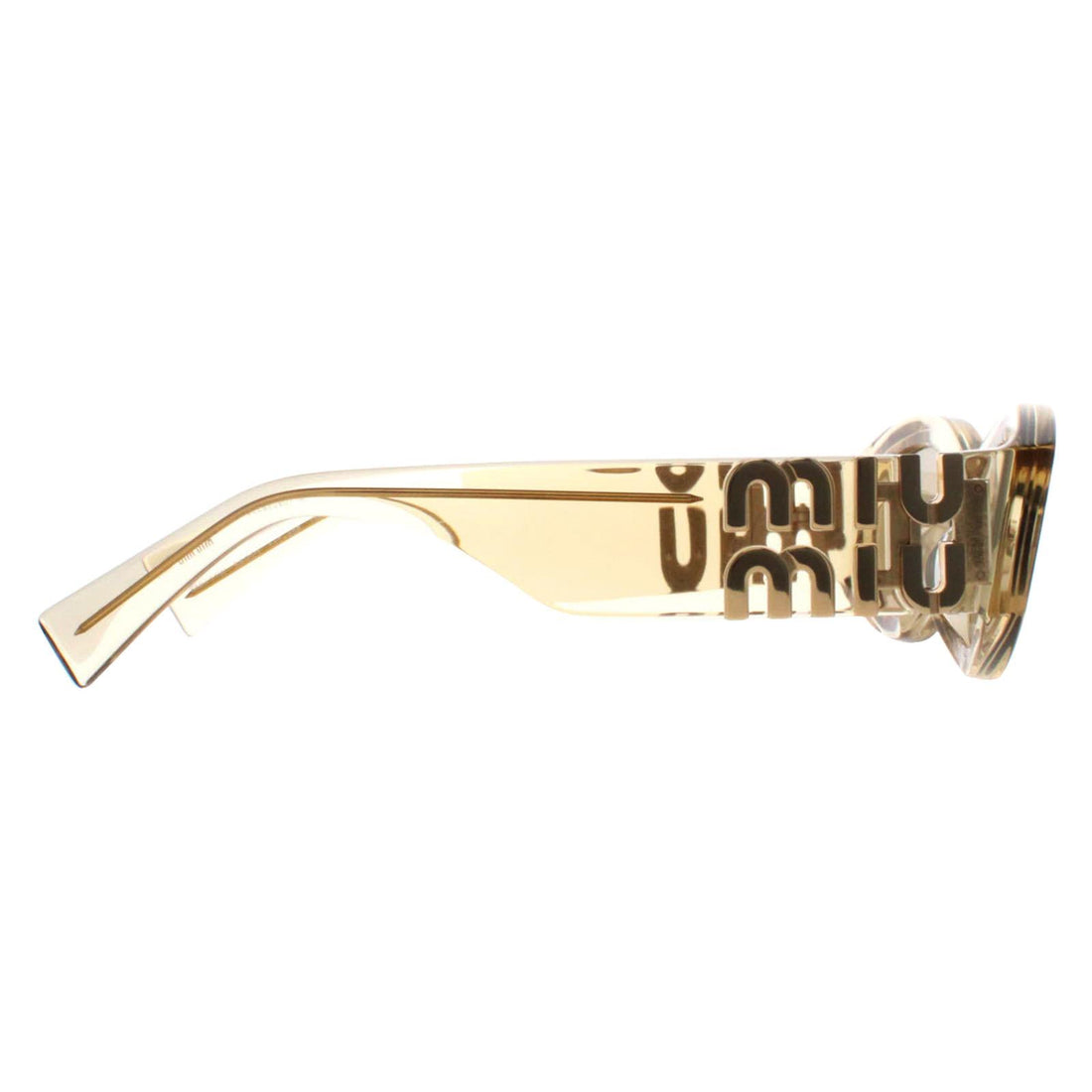 Miu Miu Sunglasses MU11WS 11T40F Sand Transparent Dark Brown