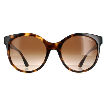 Armani Exchange Sunglasses AX4120S 821313 Shiny Havana Brown Gradient
