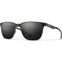Smith Sunglasses Lowdown Metal SIF 6N Matte Moss ChromaPop Polarized Black