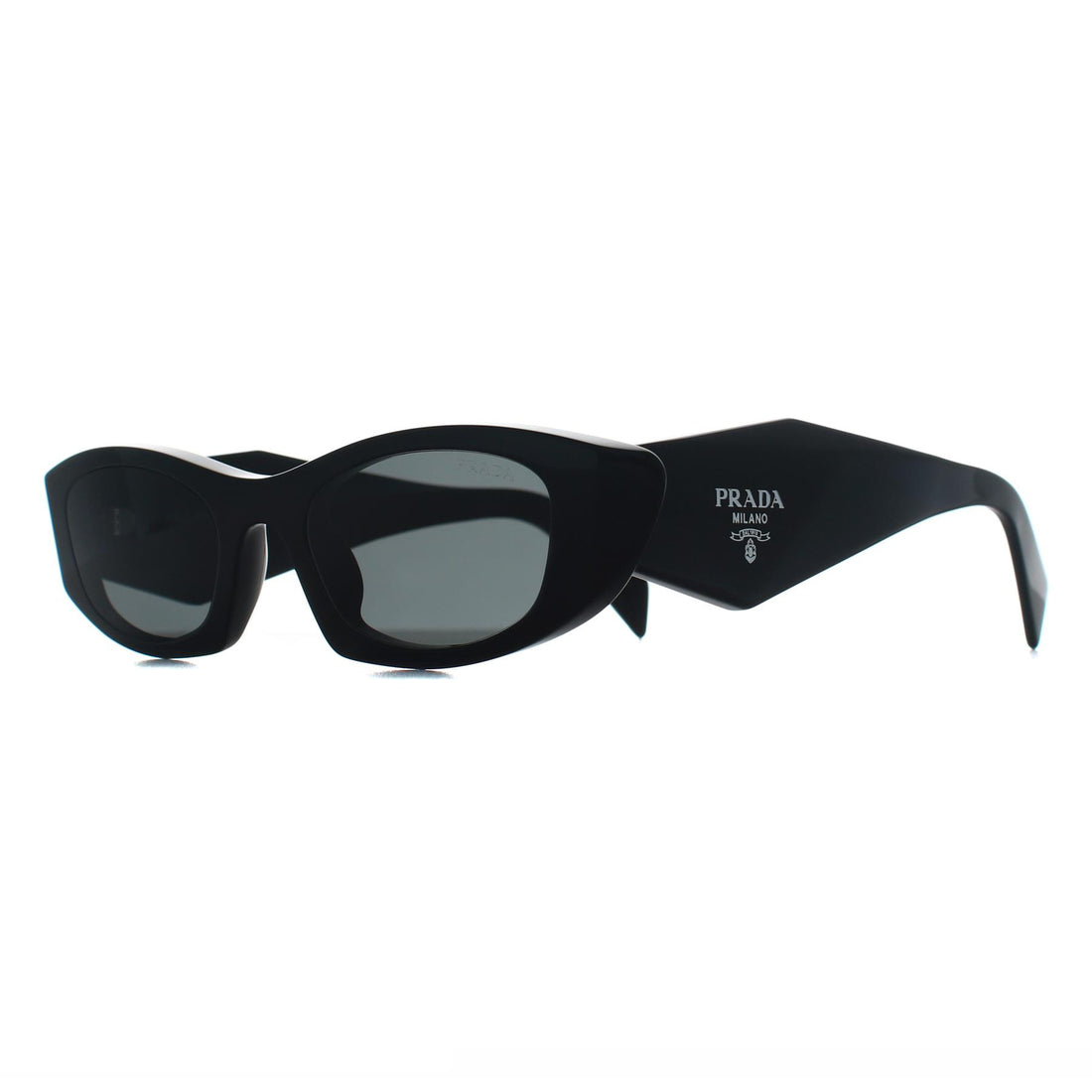 Prada Sunglasses PRB16S 16K08Z Black Dark Grey