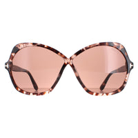 Tom Ford Sunglasses Rosemin FT1013 55Y Coloured Havana Violet