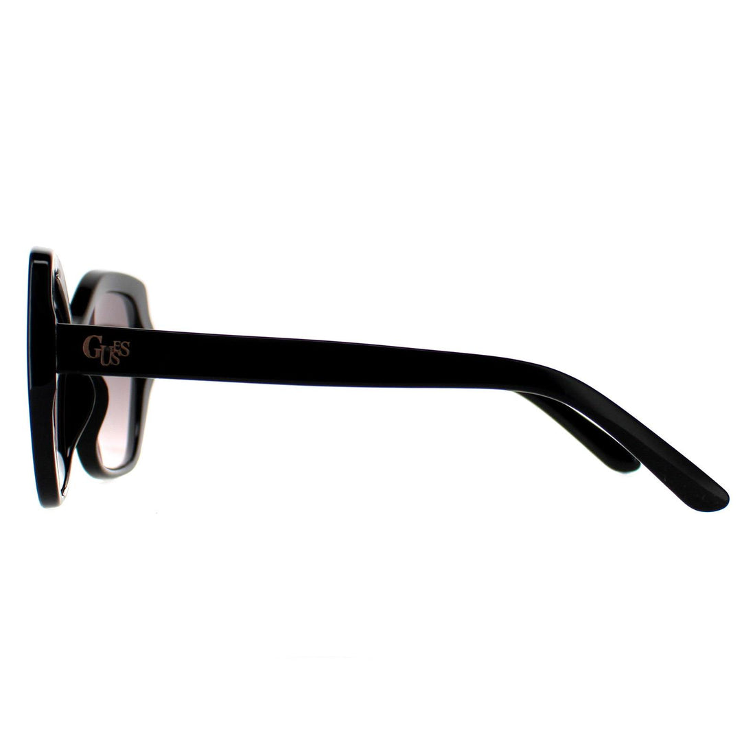 Guess Sunglasses GF0390 01U Shiny Black Bordeaux Mirror