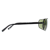 Serengeti Sunglasses Hinkley SS570003 Shiny Black Transparent Layer Mineral Polarized 555nm Green