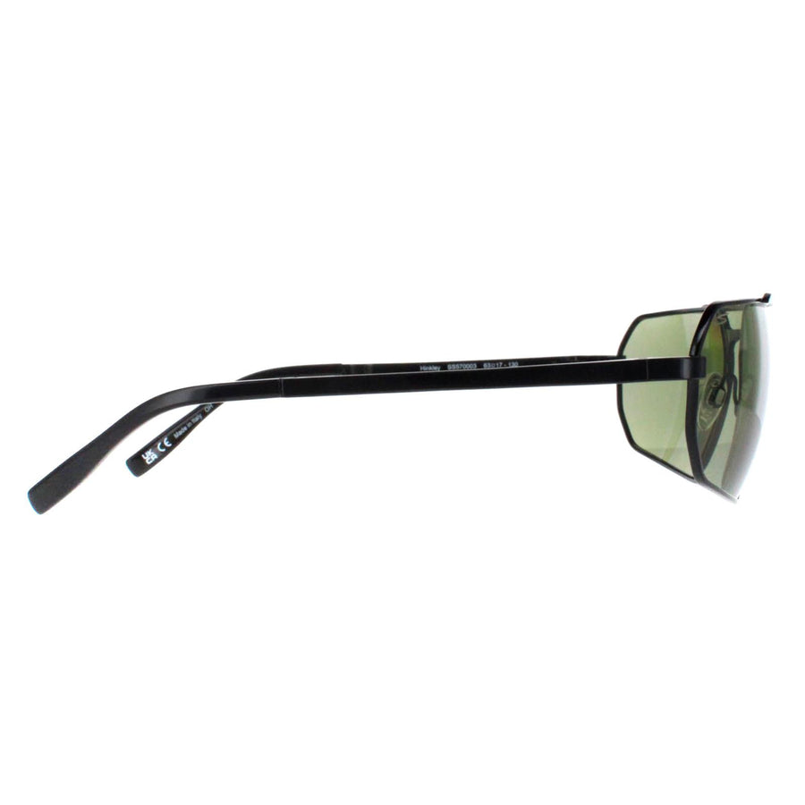 Serengeti Sunglasses Hinkley SS570003 Shiny Black Transparent Layer Mineral Polarized 555nm Green