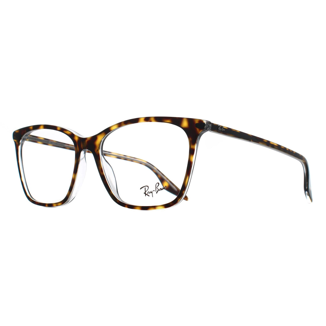 Ray-Ban Glasses Frames RX5422 5082 Havana on Transparent Women