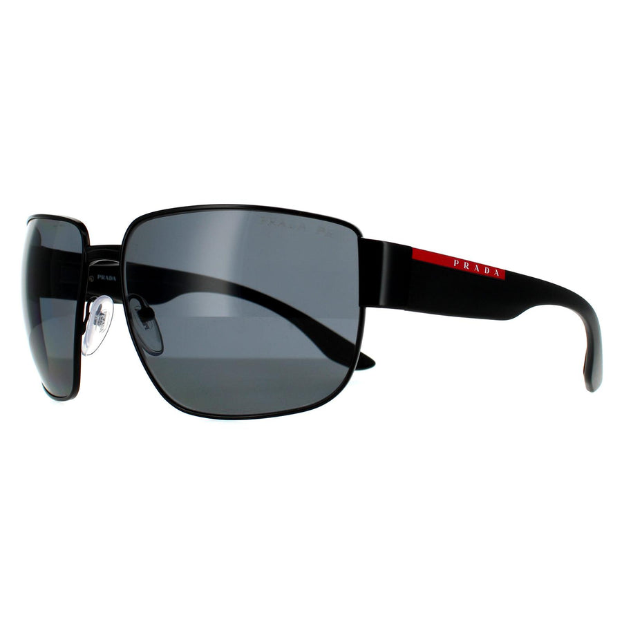Prada Sport Sunglasses PS56VS 1BO02G Matte Black Dark Grey Polarized