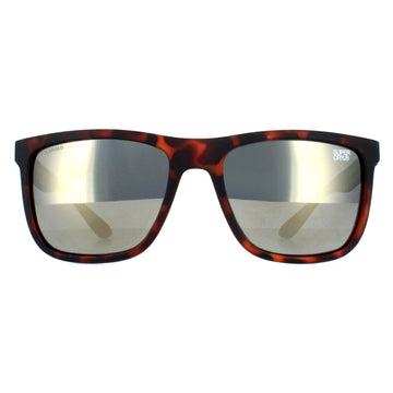 Superdry Runnerx Sunglasses Tortoise Grey Mirror Polarized
