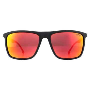 Carrera Sunglasses 8032/S 003 W3 Matte Black Red Mirror