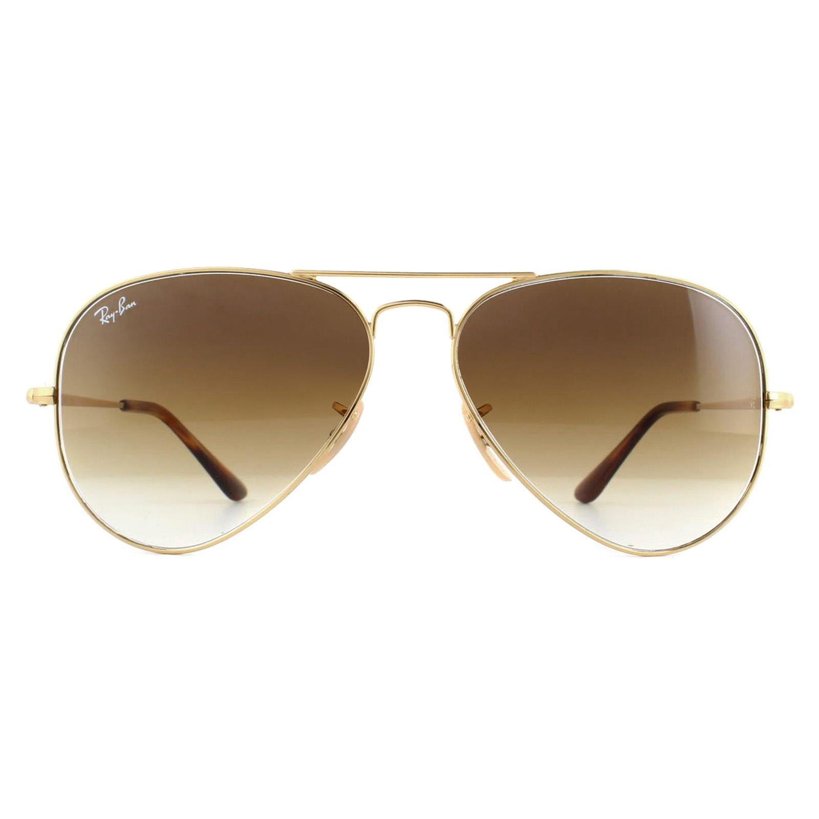 Sunglasses Aviator Metal II RB3689 Gold Gradient