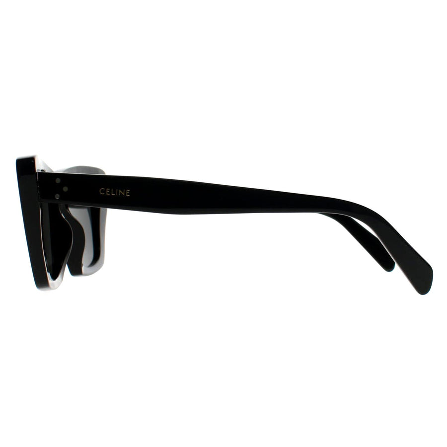 Celine Sunglasses CL40187I 3 Dots 01A Shiny Black Grey