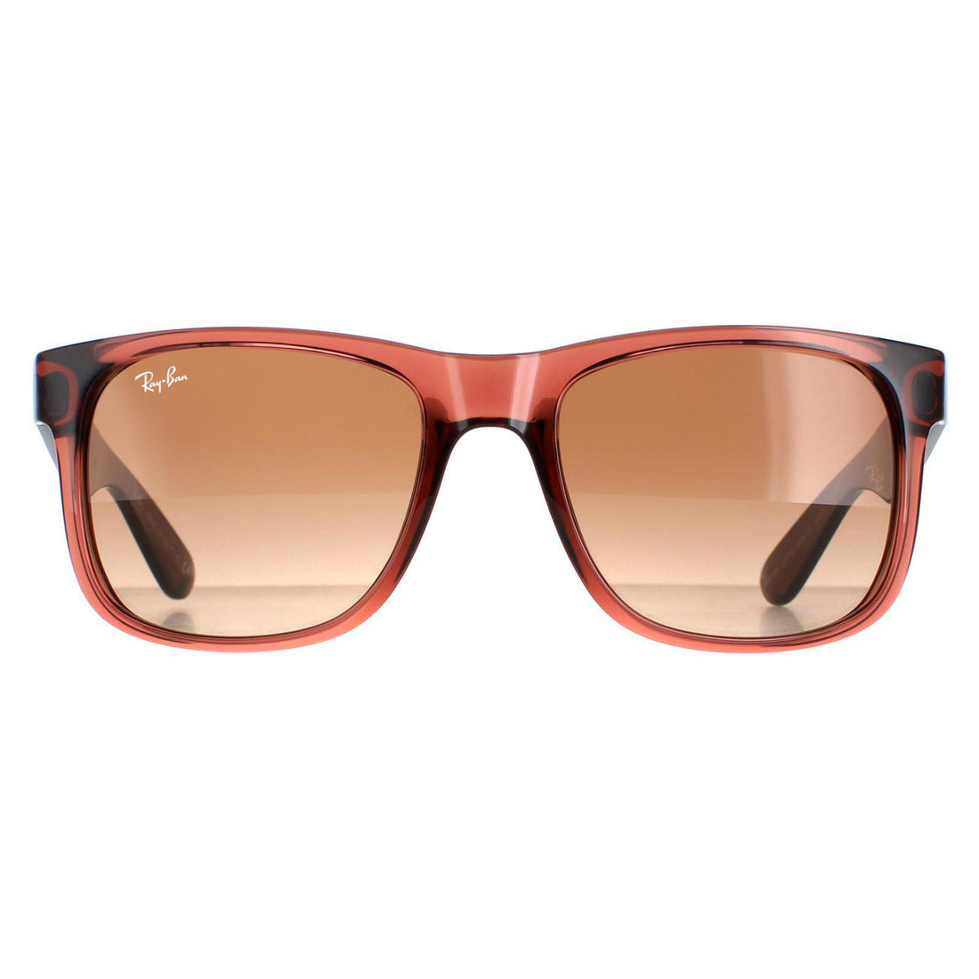 Ray-Ban Sunglasses Justin 4165 659413 Transparent Light Brown Brown Gradient