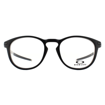 Oakley Pitchman R Glasses Frames Satin Black on Silver Matte