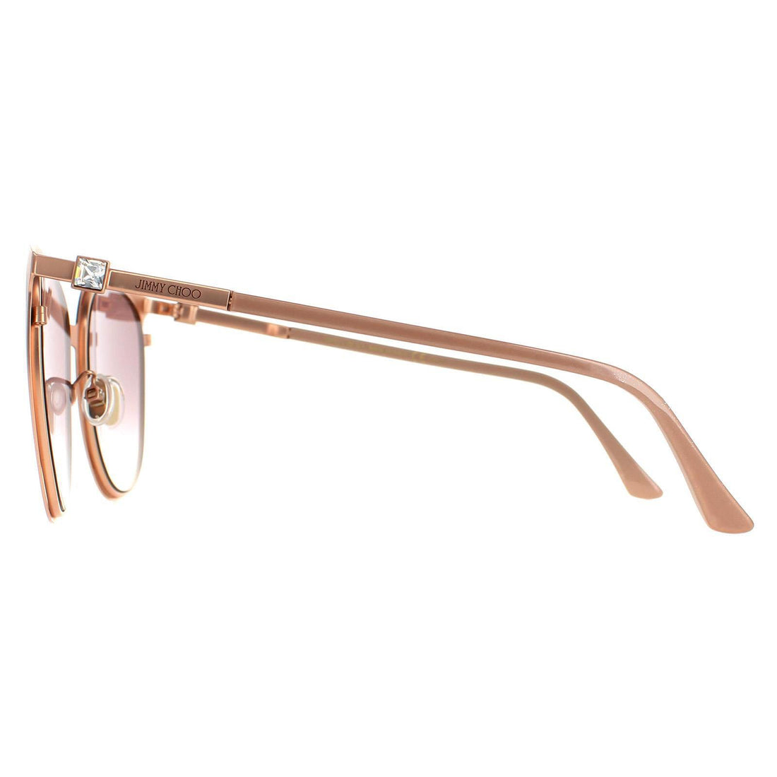 Jimmy Choo Sunglasses Oria/G/SK DDB JL Gold Brown Gradient Mirror
