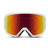Smith Ski Goggles Transfer 1DG C1 White Red Solx Mirror Antifog