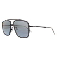 Dolce & Gabbana Sunglasses DG2220 11066G Matte Black Transparent Grey Mirror Black
