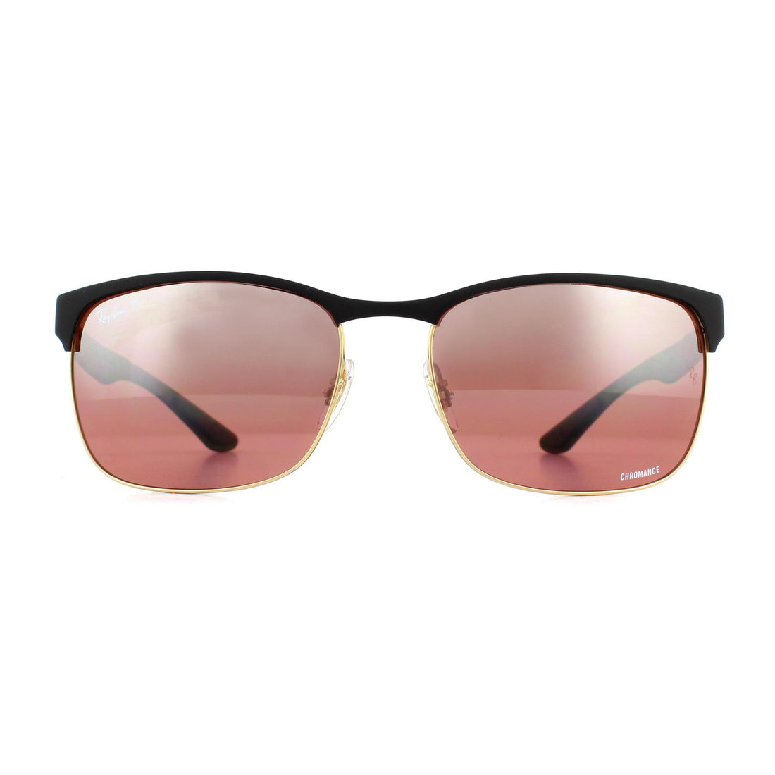 Ray-Ban Sunglasses RB8319CH 9076K9 Black Gold Pink Gradient Mirror Polarized Chromance